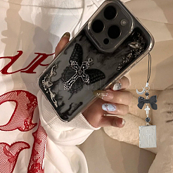 Набор для самостоятельного изготовления ремней для мобильного телефона с бантом&nbsp;DIY-SC0031-06