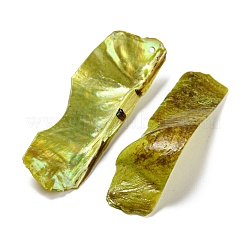 Большие подвески из натуральной ракушки акоя&nbsp;BSHE-G034-09D