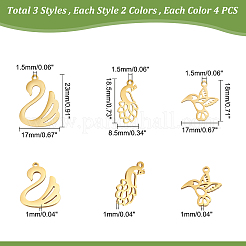 24 шт. 6 подвески из нержавеющей стали 201&nbsp;STAS-DC0008-61