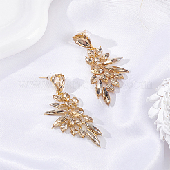 1 пара сережек-гвоздиков в форме крыльев из смолы&nbsp;EJEW-LP0001-23A