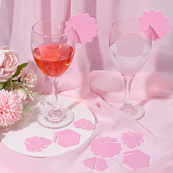 24 шт. 4 стиля акриловых подвесок для бокалов вина&nbsp;AJEW-SC0031-67