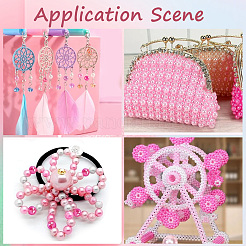 1000 шт. 10-цветные стеклянные бусины с имитацией жемчуга&nbsp;HY-SP0001-01B