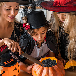 70 шт. 4 вида пластиковых бусин на Хэллоуин FIND-DC0006-31