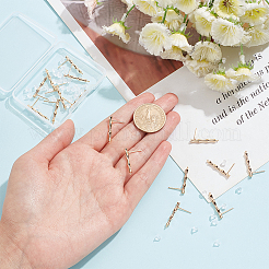 16 шт. латунные серьги-гвоздики&nbsp;KK-BC0008-65