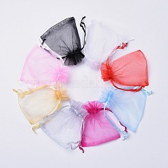 Сплошной цвет сумки из органзы&nbsp;OP-X0001-04C