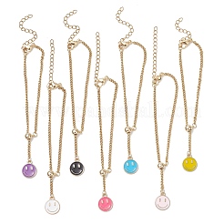 Регулируемые браслеты-слайдеры из нержавеющей стали 304 с якорной цепочкой.&nbsp;BJEW-JB13289