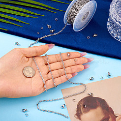 Комплекты ювелирных изделий из нержавеющей стали 304&nbsp;DIY-PJ0001-41C