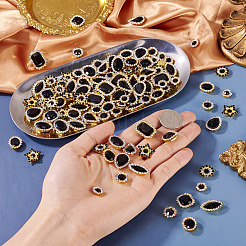 100 шт. пришивные стразы в форме капли/сердца/звезды&nbsp;FIND-TA0006-69A