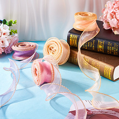 4 рулон ленты из органзы 4 цветов&nbsp;OCOR-TA0001-67