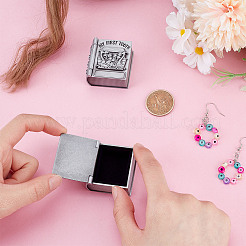 Подарочные коробки с гравировкой в виде первого завитка и первого зуба&nbsp;CON-WH0123-18A