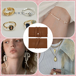 Прямоугольный конверт из искусственной кожи для путешествий&nbsp;AJEW-WH048-966B