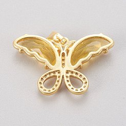 Латунь стекло кулоны&nbsp;KK-P186-B11