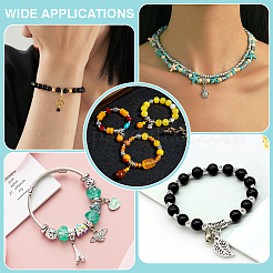 30 шт. 6 стиля латунных трубчатых дужек&nbsp;KK-PH0011-95