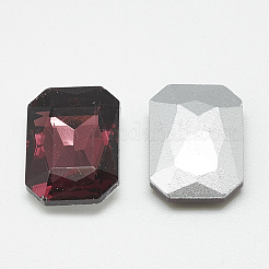 Заостренные заднее стекло горный хрусталь кабошоны&nbsp;RGLA-T079-10x14mm-18