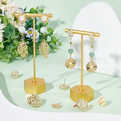 24 шт. 12-х стильные фурнитуры для сережек-гвоздиков из сплава&nbsp;FIND-HY0001-13