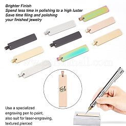 10 шт. 5-цветные подвески из нержавеющей стали 304 с вакуумным покрытием PVD&nbsp;STAS-UN0018-33