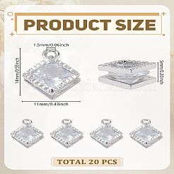 Подвески из сплава 20шт&nbsp;ZIRC-LP0001-13