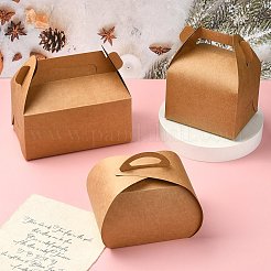 40 шт. 4-х видов крафт-бумага ручная коробка для торта&nbsp;CON-CJ0001-21