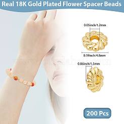 200 шт. разделительные бусины из экологически чистого сплава&nbsp;FIND-BBC0004-79