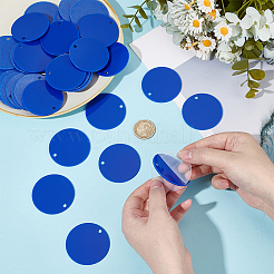 Непрозрачные акриловые подвески&nbsp;SACR-WH0006-32C-01