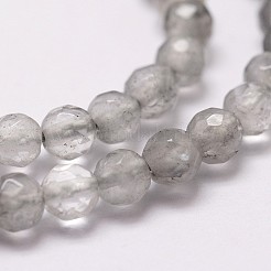 Природного кварца облако нитей бисера&nbsp;G-G736-21-4mm