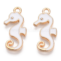Морской конь эмали сплава подвески&nbsp;ENAM-Q033-38B