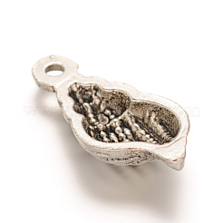 Тибетский стиль подвески раковины сплава&nbsp;PALLOY-ZN16997-AS-RS