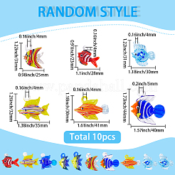 10шт подвески ручной работы лэмпворк&nbsp;LAMP-SC0001-70