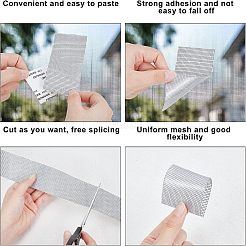 3 рулон 3-цветных полиуретановых (ПУ) наклеек для ремонта оконных экранов&nbsp;TOOL-FH0001-27