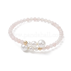 Браслеты-манжеты с натуральными драгоценными камнями и бусинами&nbsp;BJEW-JB13326