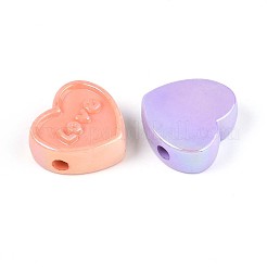 Непрозрачные акриловые бусины с УФ-покрытием&nbsp;OACR-T028-42