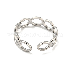 Кольцо из нержавеющей стали марки 304&nbsp;RJEW-C077-04P