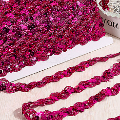 Бусины-пайетки из полиэстера&nbsp;OCOR-WH20004-06I