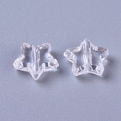 Прозрачные акриловые бусины&nbsp;X-SACR-WH0002-07K