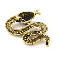 Броши из змеиного сплава со стразами для одежды рюкзака&nbsp;LS-JEWB-Z040-01C-AG