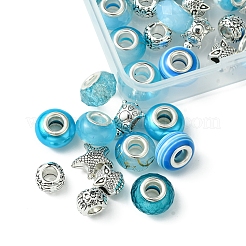 Европейские бусины из сплава и смолы в тибетском стиле своими руками&nbsp;DIY-FS0006-78F