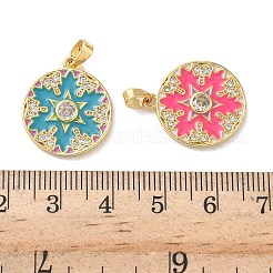 Латунные микро проложить кубического циркония подвески&nbsp;KK-K305-16G