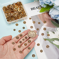 240 шт. 12 стиля колпачков для бусин из цинкового сплава в тибетском стиле&nbsp;FIND-GO0002-09