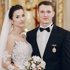 Латуни брошь&nbsp;JEWB-FH00023