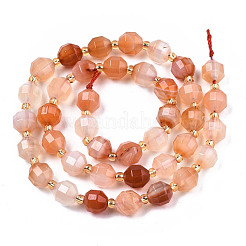 Природный агат бисер нитей&nbsp;G-T131-79A