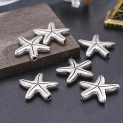 Сплавочные овальные бусины тибетского стиля &nbsp;LS-X-TIBEB-A004-028TAS-NR