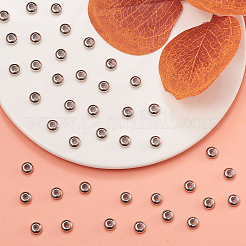 50 шт. бусины из нержавеющей стали марки 304&nbsp;STAS-CJ0001-196