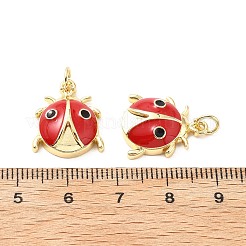 Латунь эмаль подвески&nbsp;KK-L237-012G