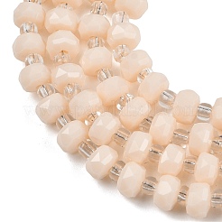 Непрозрачное стекло бисер нитей&nbsp;GLAA-P076-01C-06