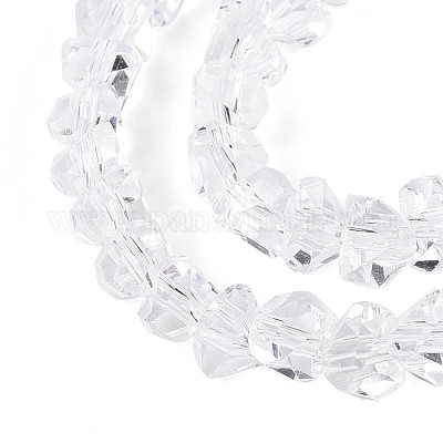 Прозрачные стеклянные бусины&nbsp;LS-GLAA-N018-4mm-09-1