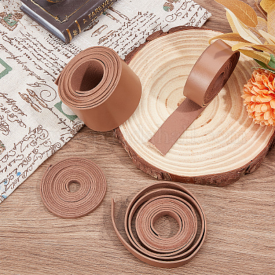 2 м плоский кожаный шнур&nbsp;LC-WH0007-07A-02-1