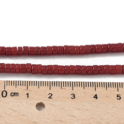 Нити окрашенных бусин из натурального магнезита&nbsp;G-M448-F01-01-1