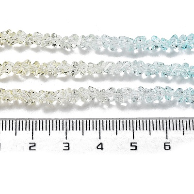 Прозрачные стеклянные бусины&nbsp;GLAA-H023-03F-1