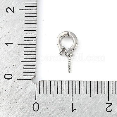 Подвески-подвески из латуни с микро-паве и прозрачным кубическим цирконием&nbsp;LS-KK-L219-03-1