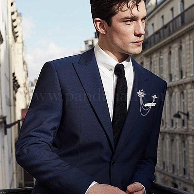 2 шт. 2 цвета мужская брошь из сплава на лацкан&nbsp;JEWB-SP0001-07-1